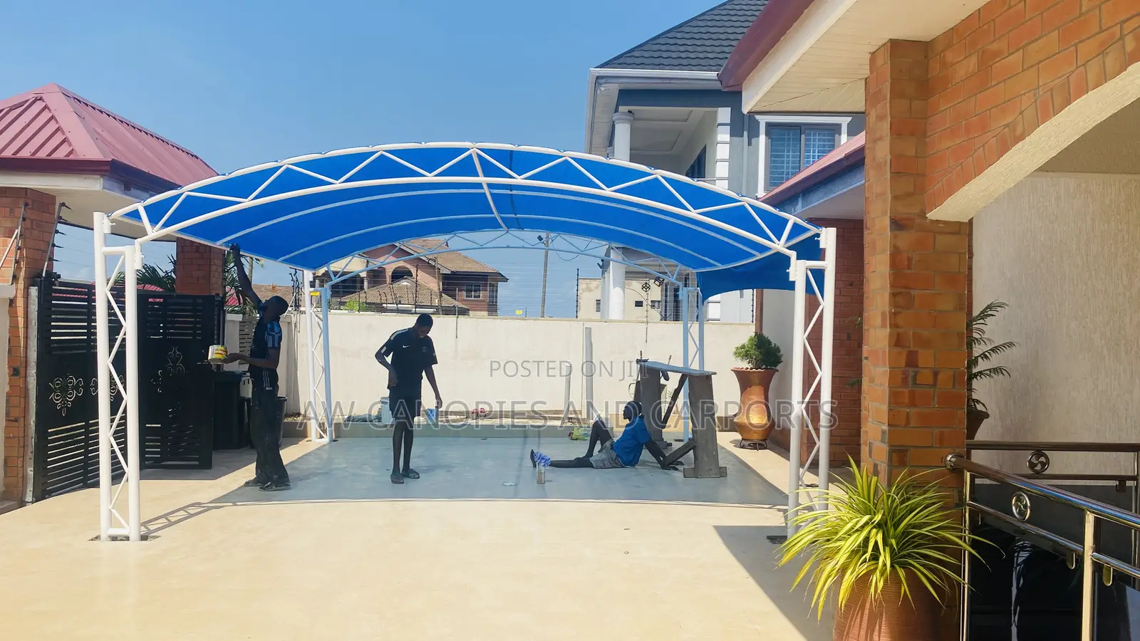 Locally Fabricated Carport
