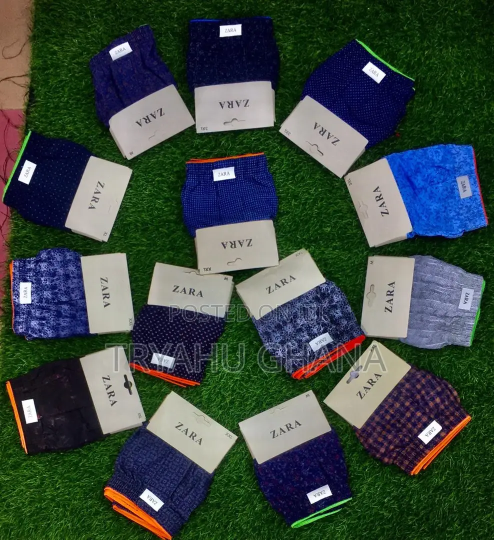New Stock Arrivals-Original Turkish Zara Boxer Shorts