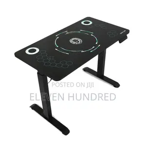 Workstation Desk Adjustable (RGB Lights With Control))