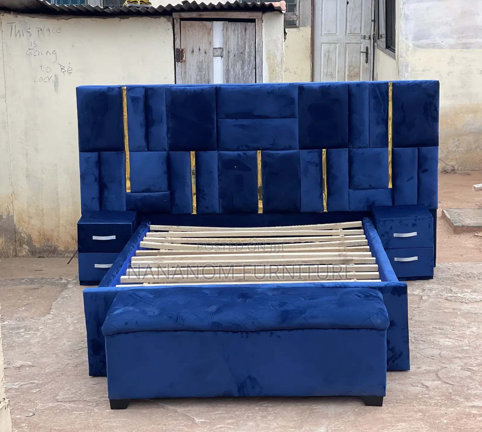 Modern Double Bed Frame Available