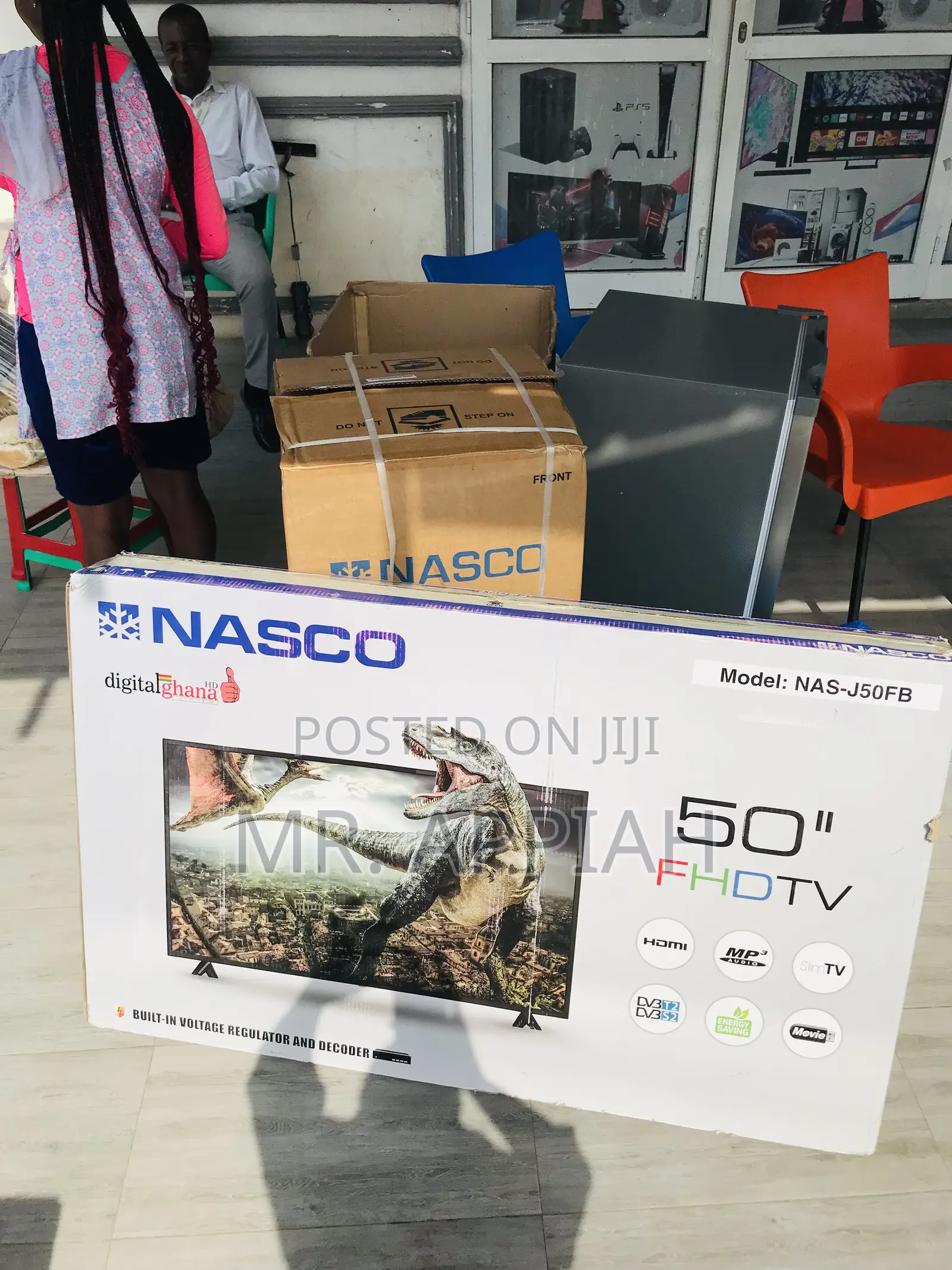 Nasco 50” Digital Satellite Smart Uhd Wireless Tv.
