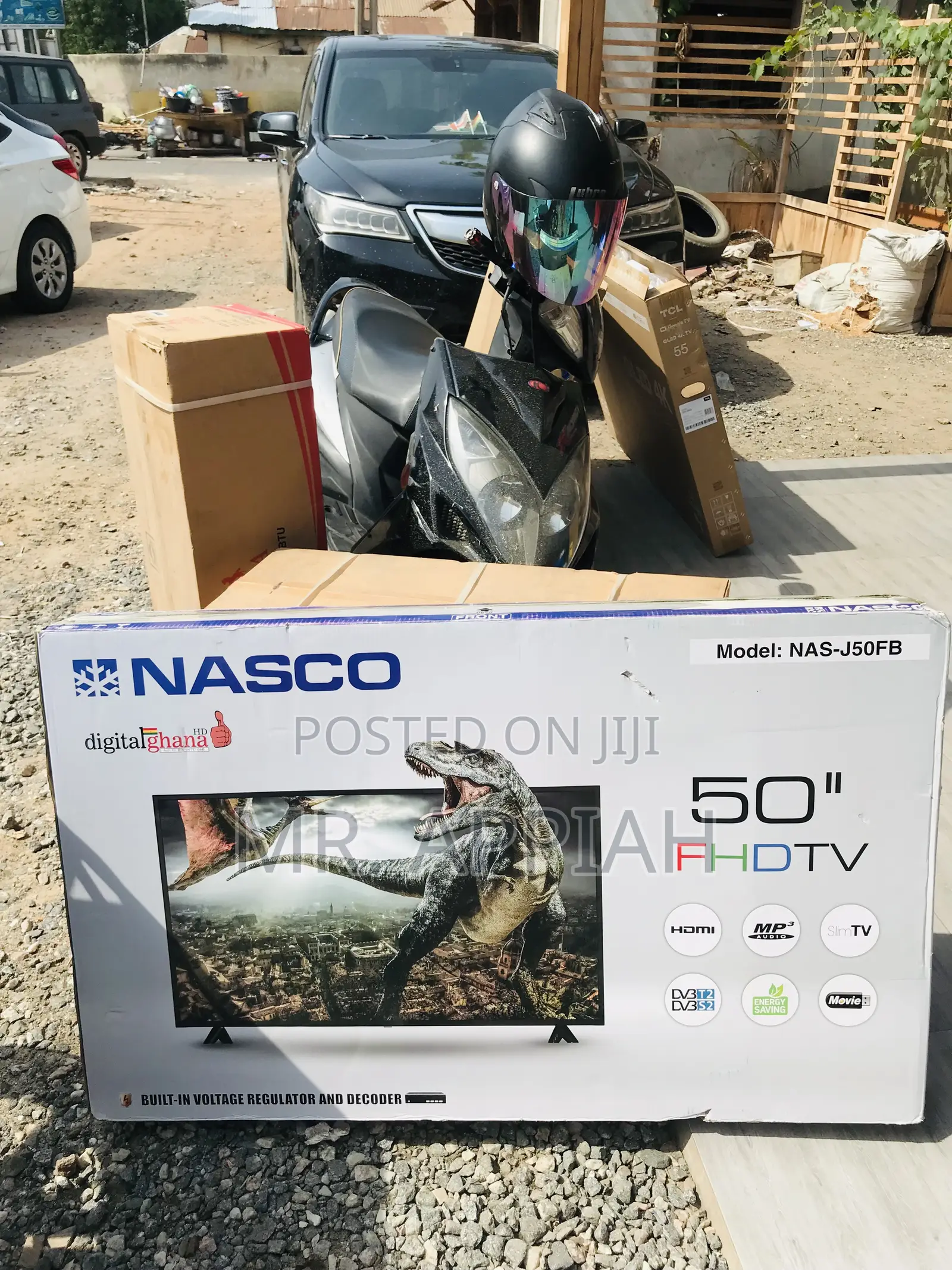 Nasco 50” Digital Satellite Smart Uhd Wireless Tv.