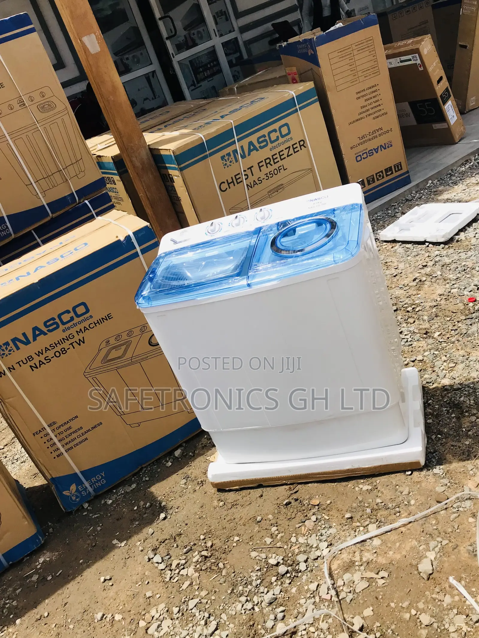 Twintub Semiautomatic Nasco 8kg Topload Washingmachine