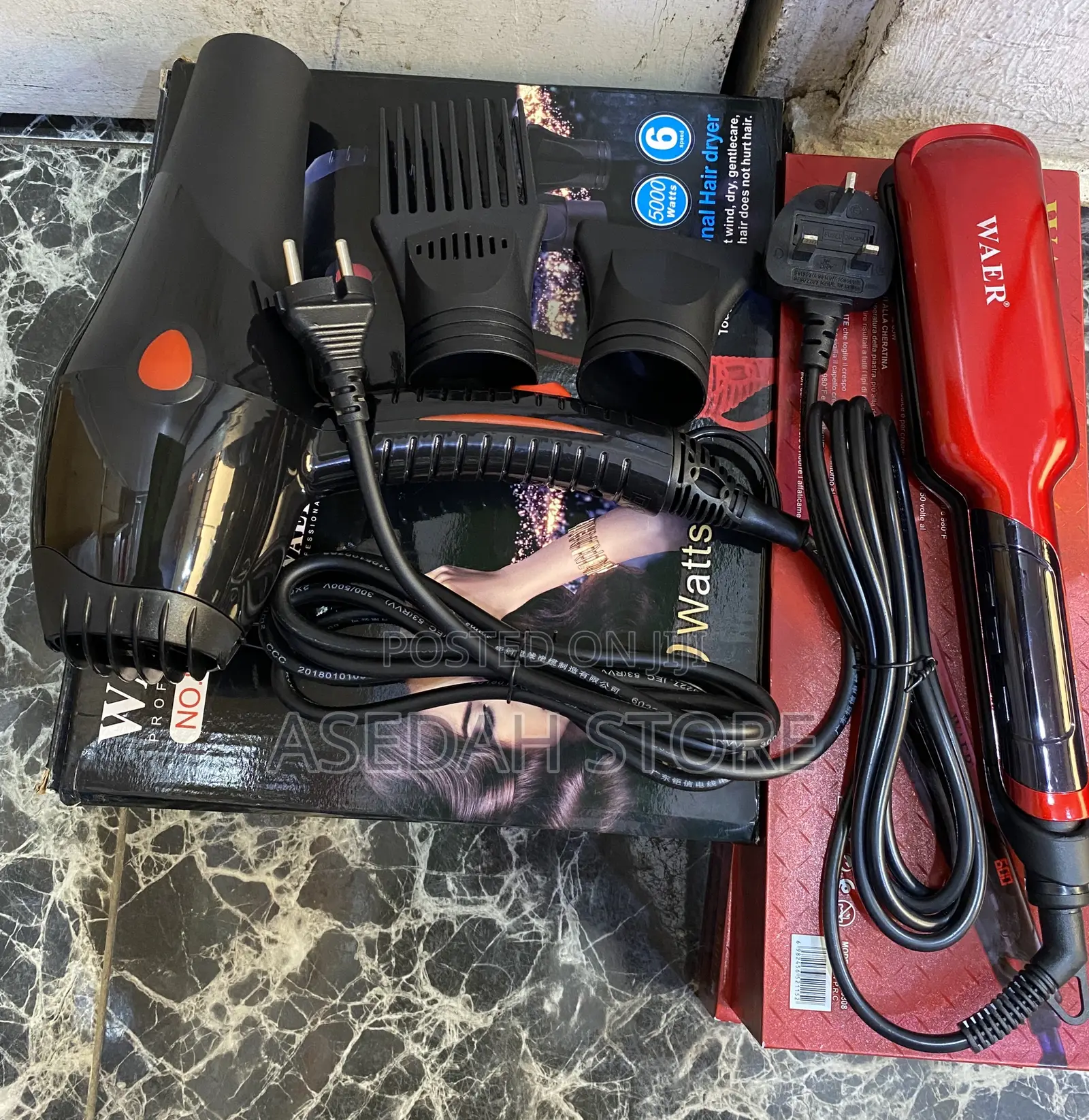 Waer Professional Hair Dryer and Straightener