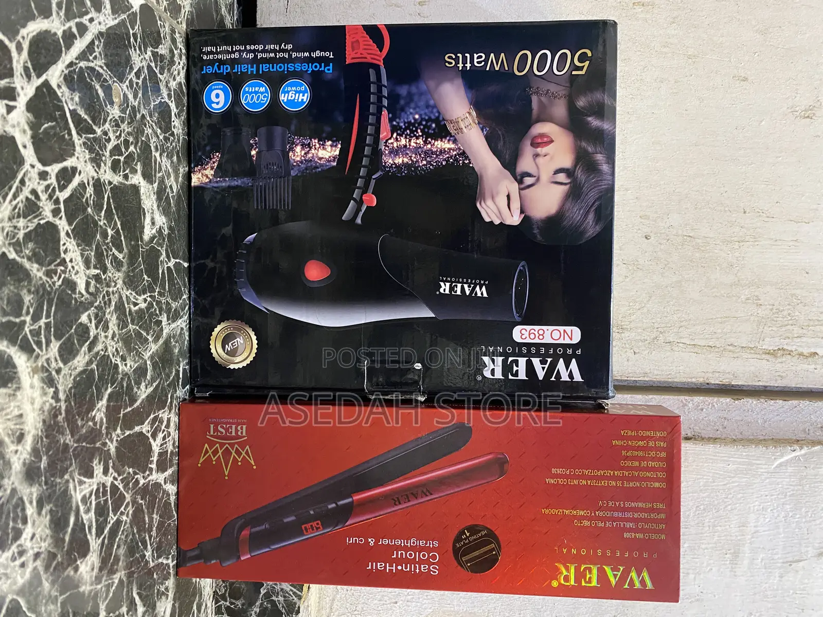 Waer Professional Hair Dryer and Straightener