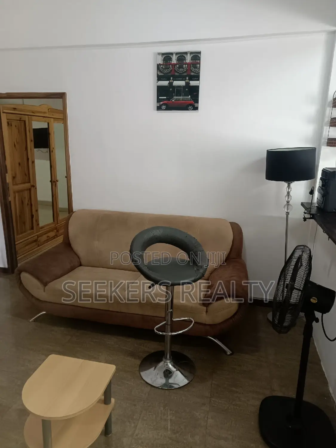 Furnished 1bdrm Apartment in Seekers Realty, Osu for rent