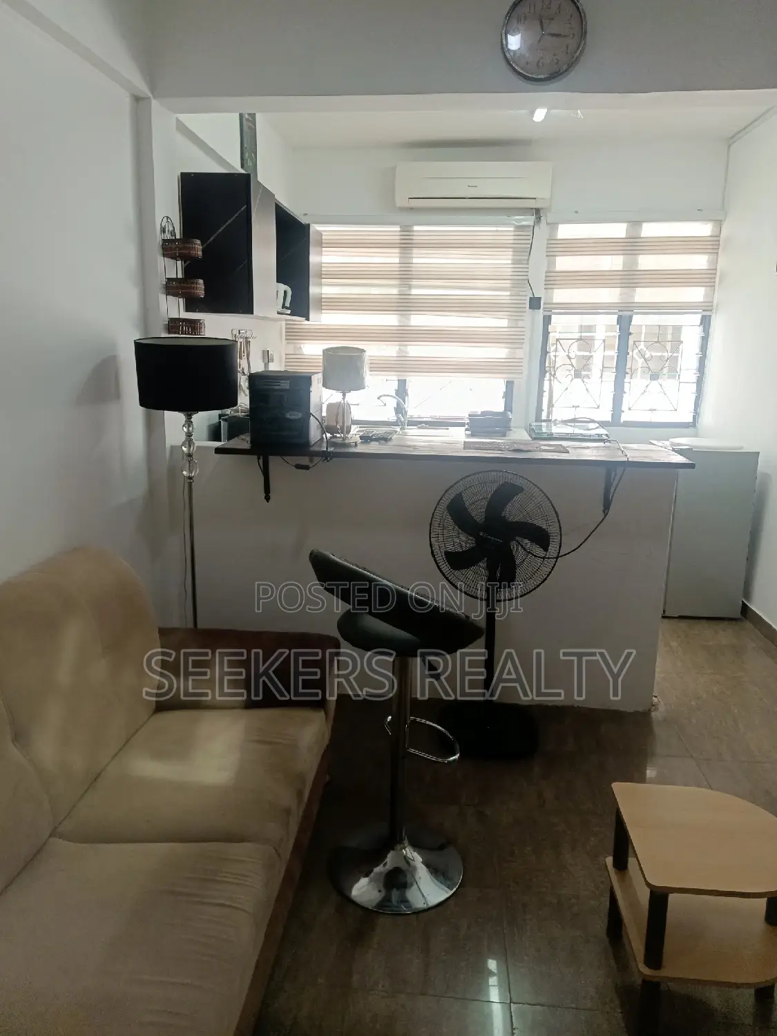 Furnished 1bdrm Apartment in Seekers Realty, Osu for rent