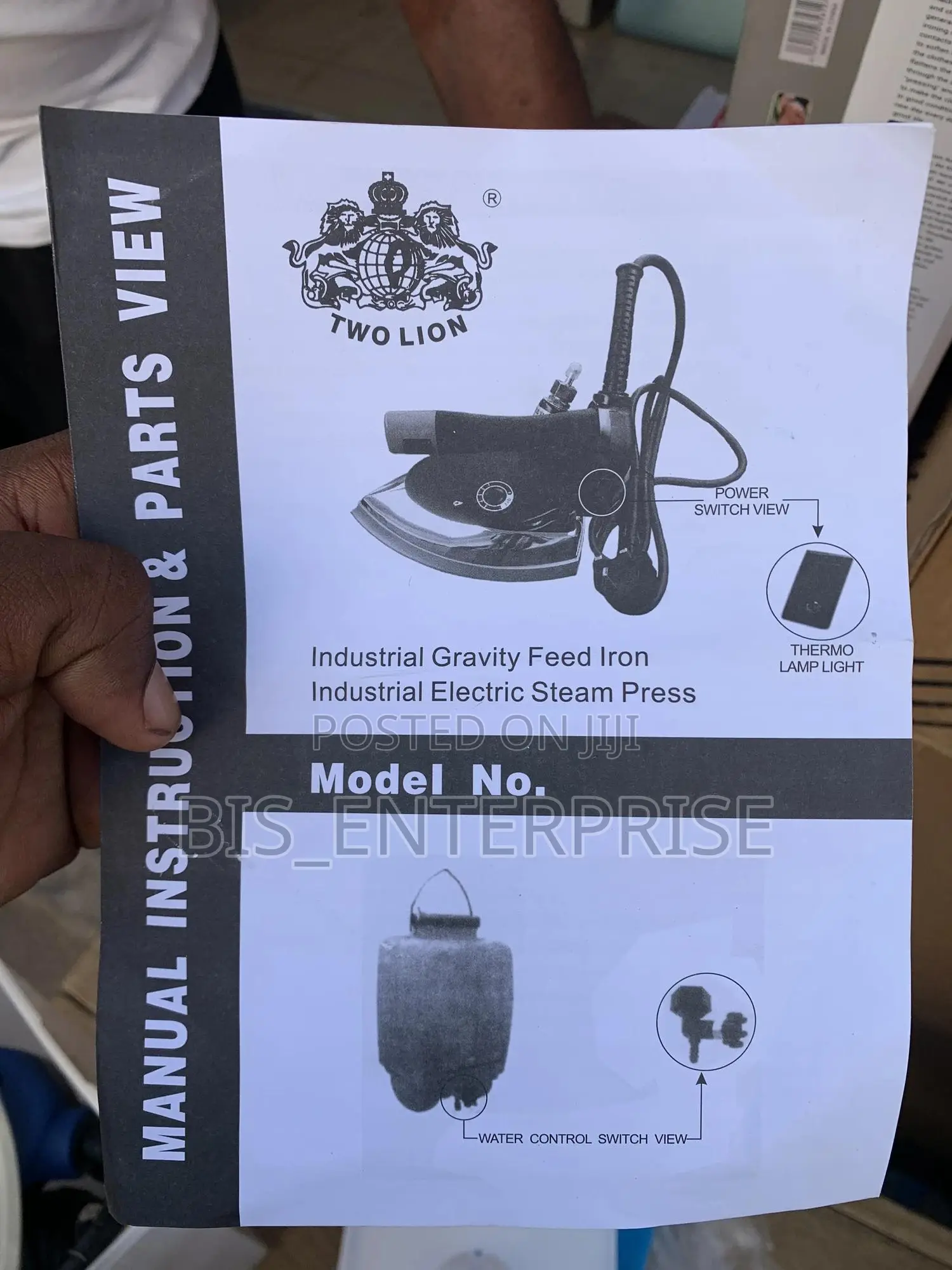 Two Lion High-power Industrial Steam Iron