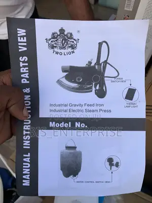 Two Lion High-power Industrial Steam Iron