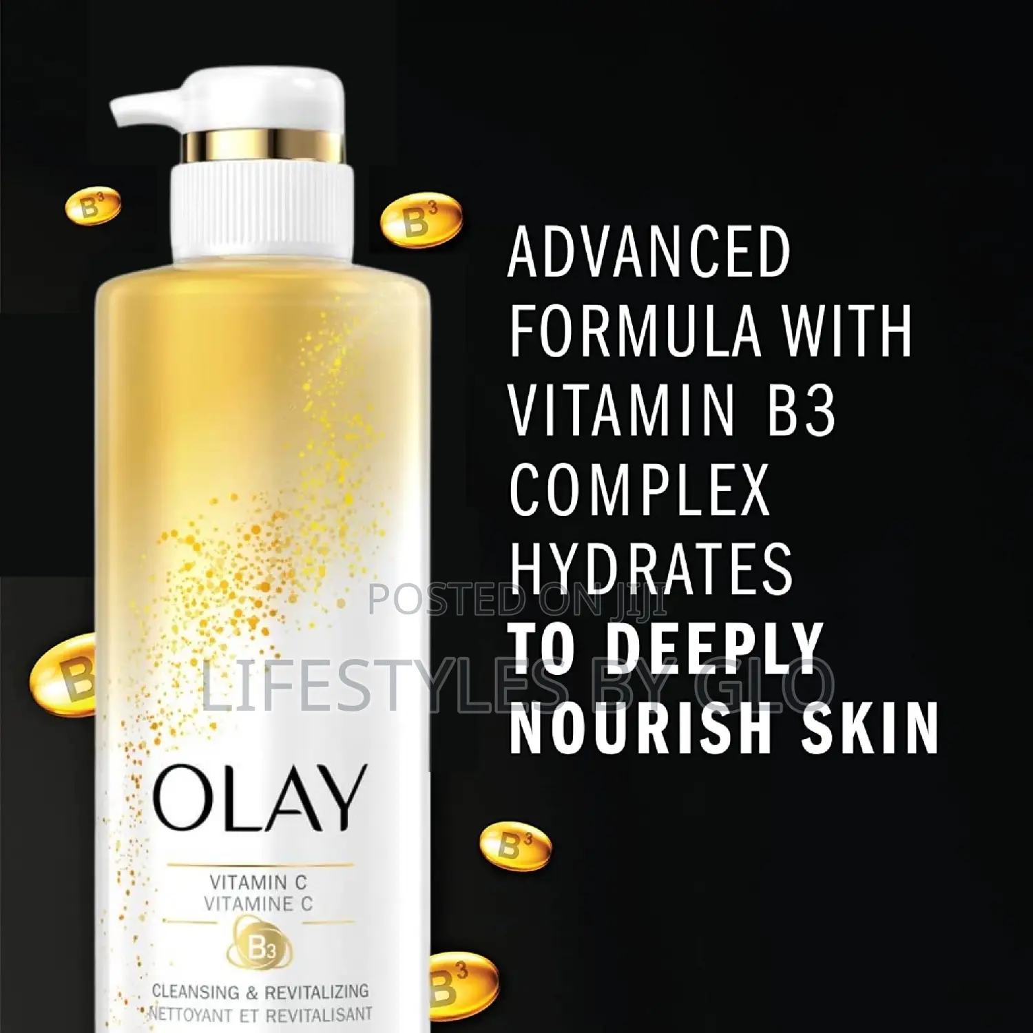 Olay Vitamin C B3, Cleansing Revitalizing Body Wash