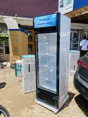 Nas400fl-1dr 400l Nasco Single Door Beverage Cooler.