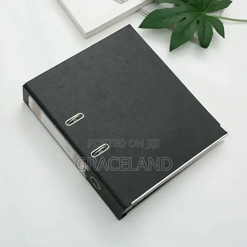 Original A4 Data Book Leaf Folder Two Hole Clip Punching