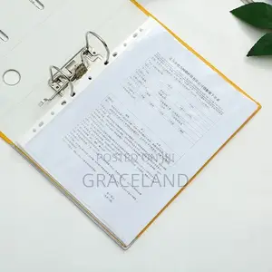 Original A4 Data Book Leaf Folder Two Hole Clip Punching