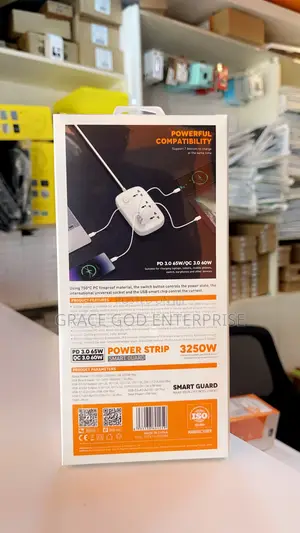 LDNI0 High Wattage Power Strip With 65W Gan Charging