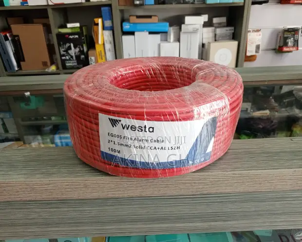 Westa Eg005 Fire Alarm Cable 2*1.5mm Solid Cca 100m