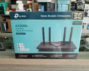 Tp-Link Ax3000 Dual Band Gigabit Wi-Fi 6 Router Ax55