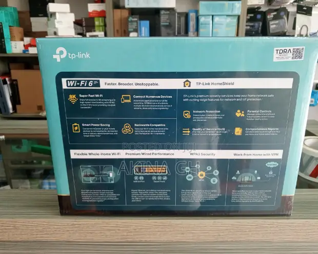 Tp-Link Ax3000 Dual Band Gigabit Wi-Fi 6 Router Ax55 2