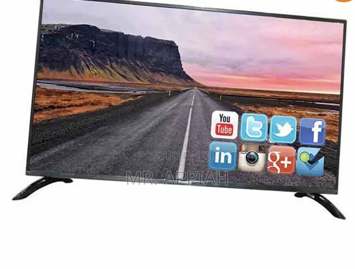 Nasco 50′′ Uhd Digital Satellite Smart Tv(Black).