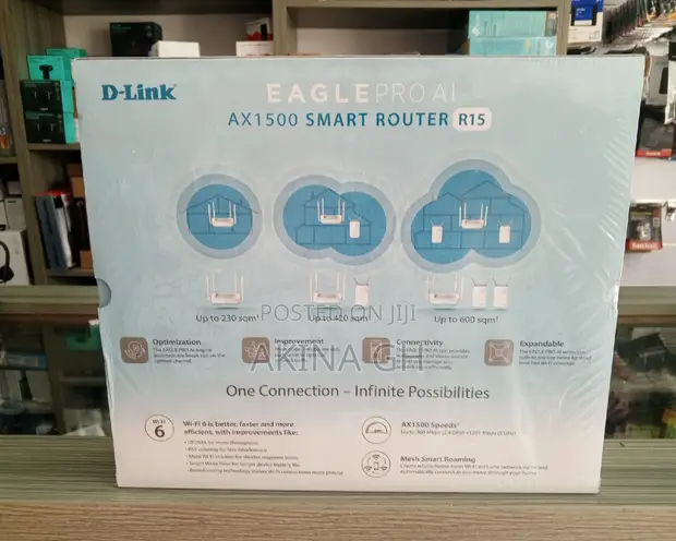 D-Link AX1500 Eagle Pro AI Smart Router R15 2