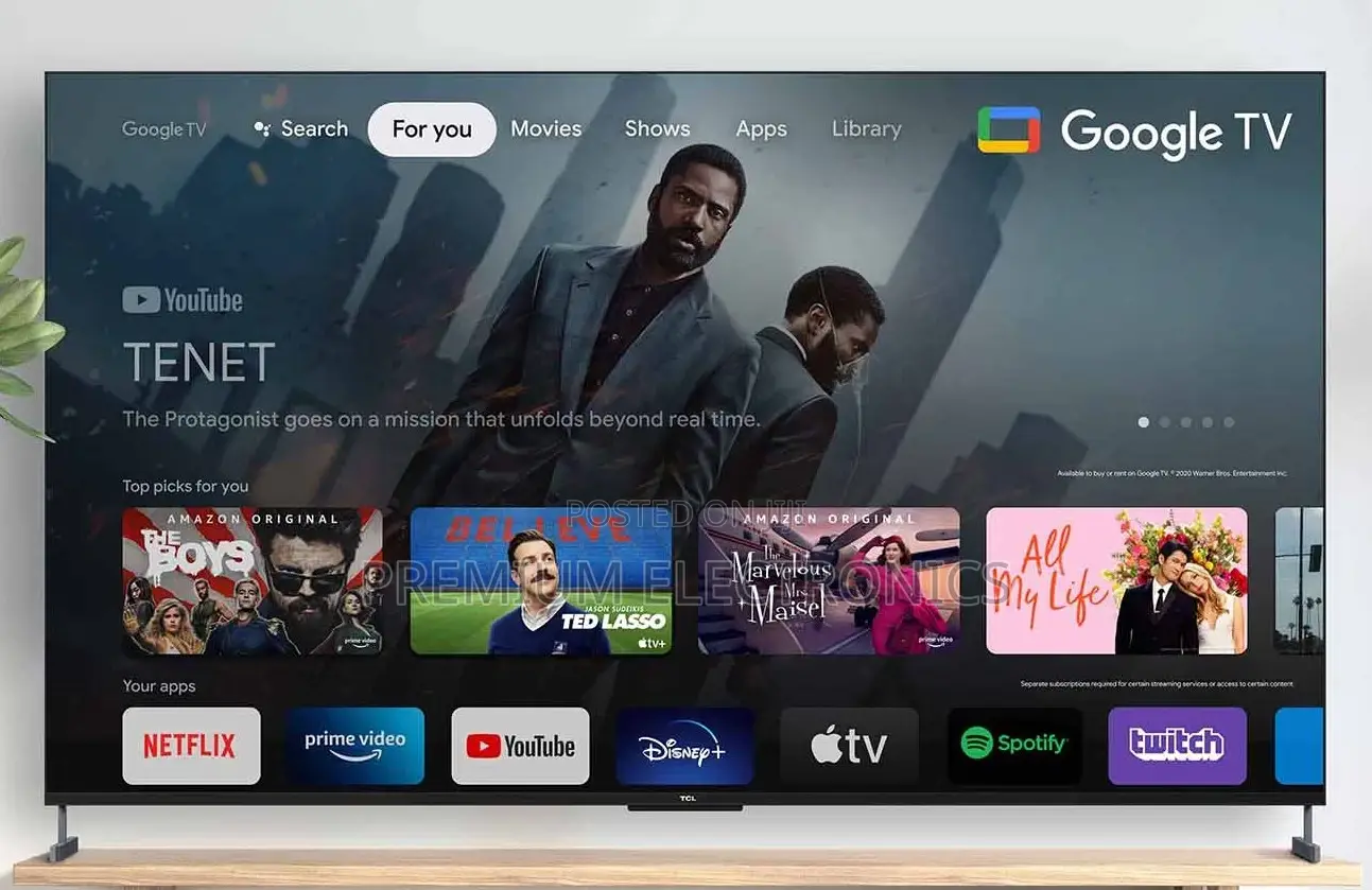 Tcl Hands-free Voice Controlled 98" Qled Uhd Smart Tv