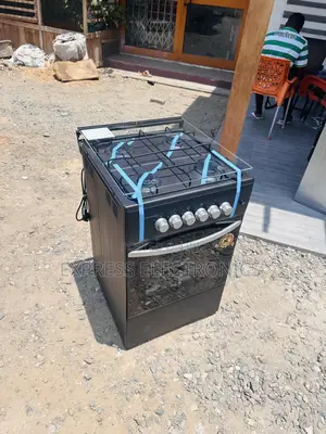 High Quality Black Volcano Gas Stove Oven 4burner 50/50.