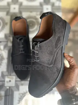 Black Suede Lace Shoes
