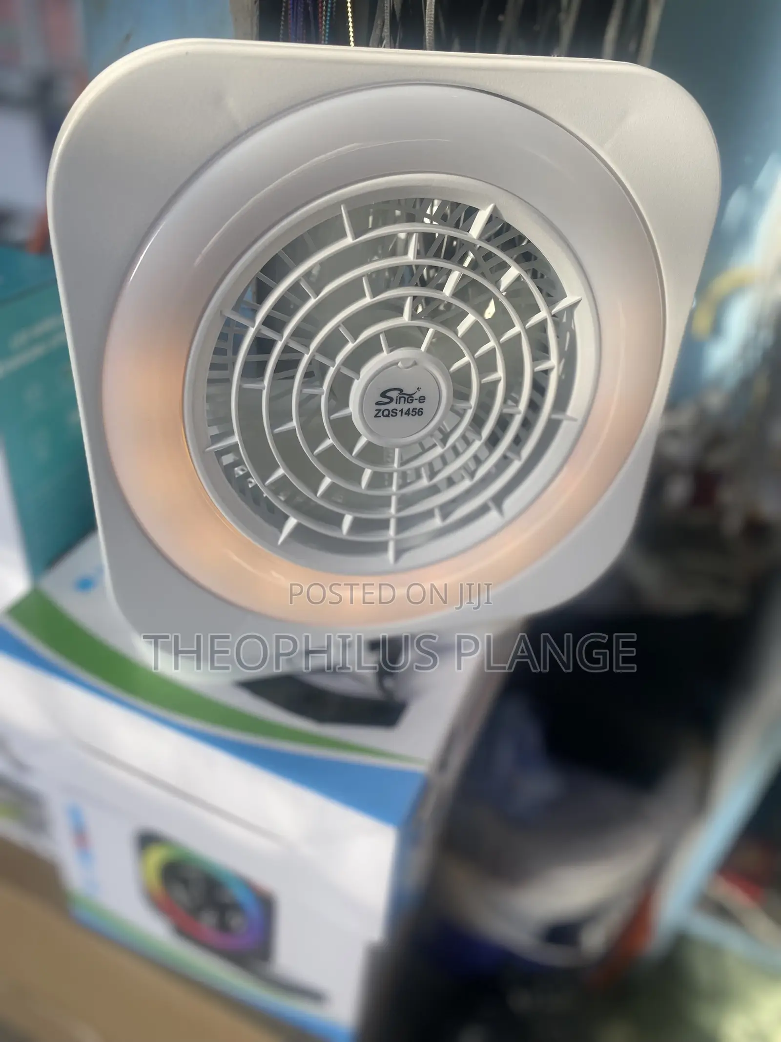 Multipurpose Rechargeable Fan,Speaker And Led Lights