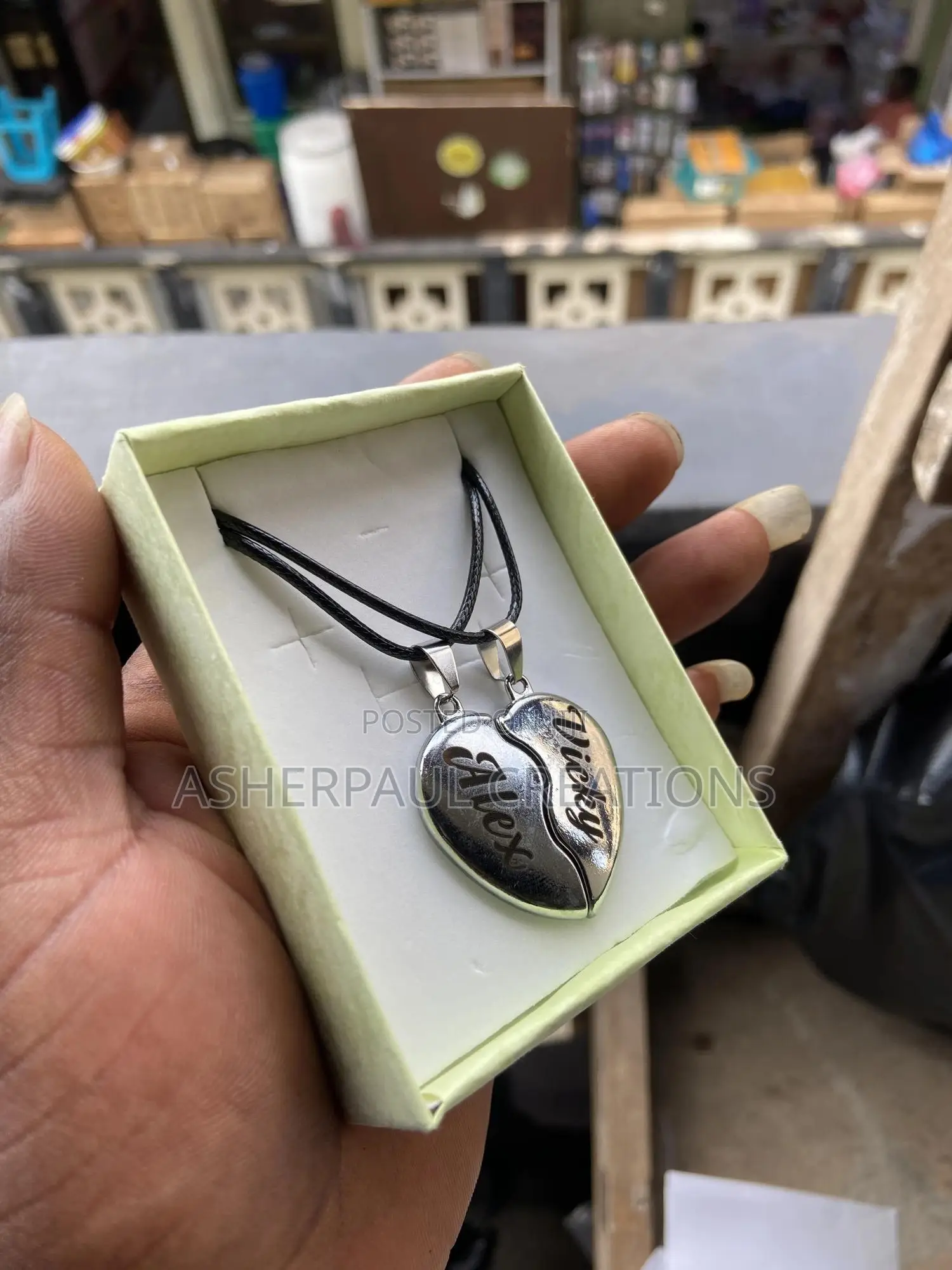 Customized Love Shape Necklace