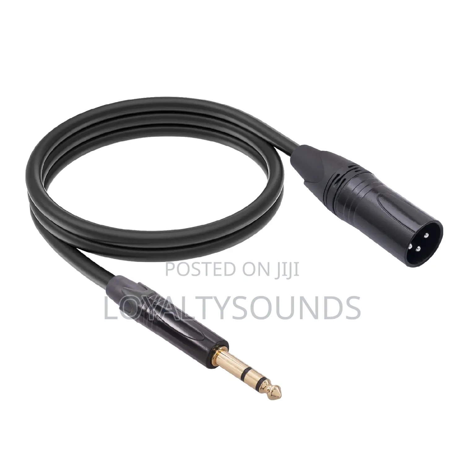 XLR Male to TRS Monitor Cable 3 Meters