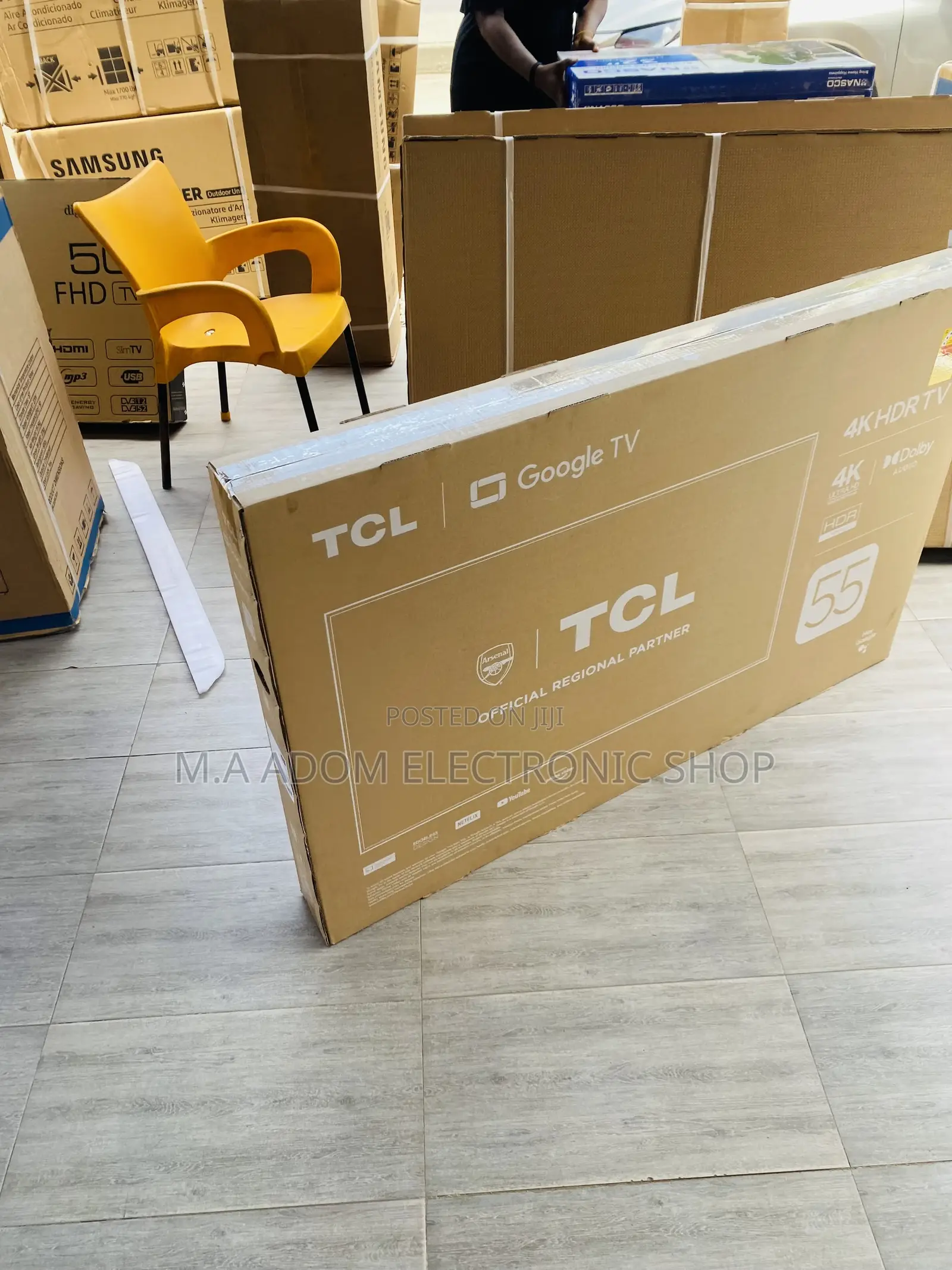 Shop Adorable TCL 55P635 55 Inch Uhd Smart Tv(Black).