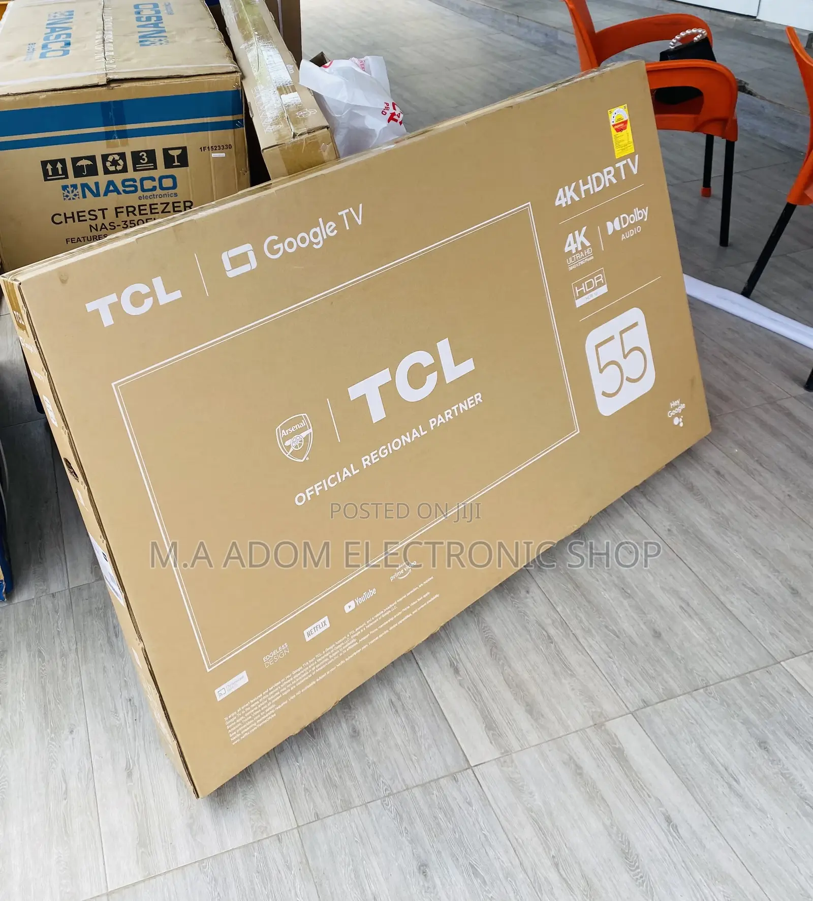 Shop TCL 55P635 55 Inch Uhd Smart Android Tv(Black).