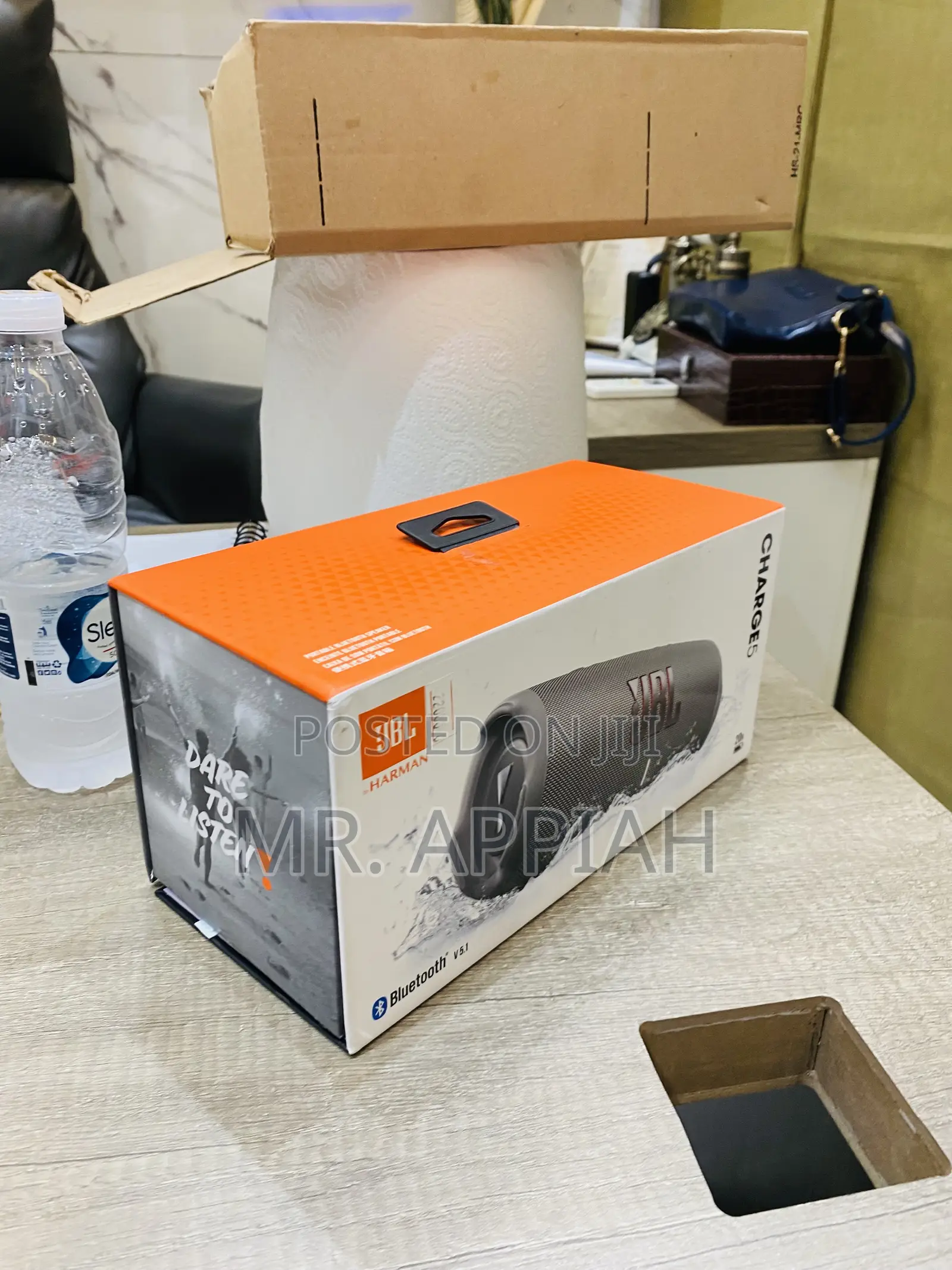 Shop Classic JBL Charge 5 Bluetooth Portable Speaker(Gray).