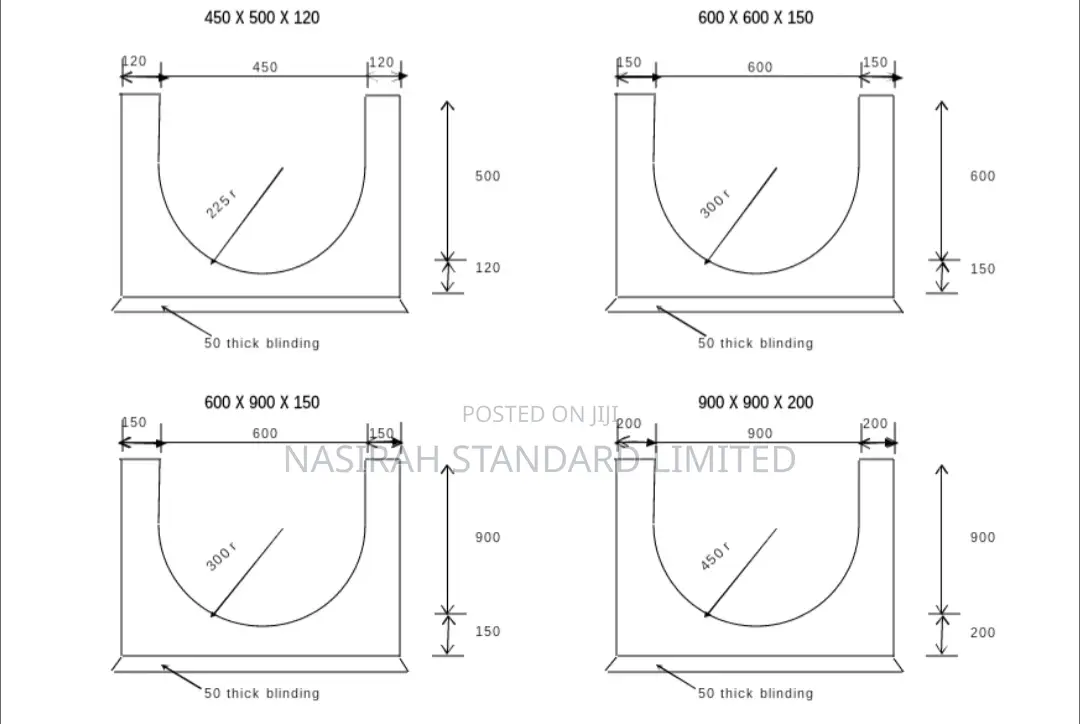 U Drains Wood Formwork / Concrete Mould