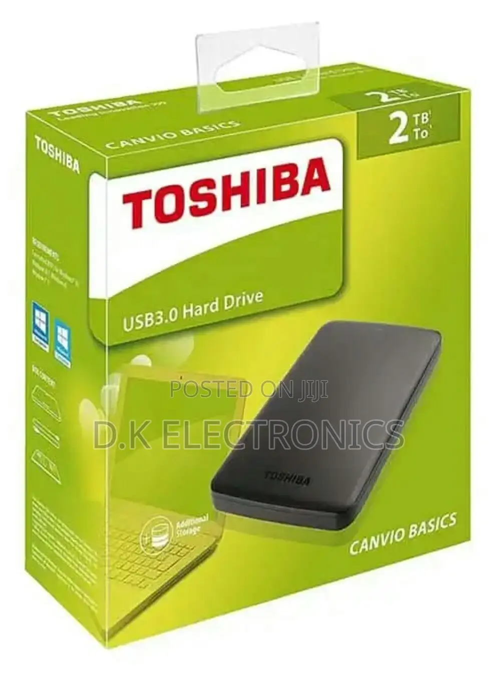 Original Toshiba 2tb External Hard Drive