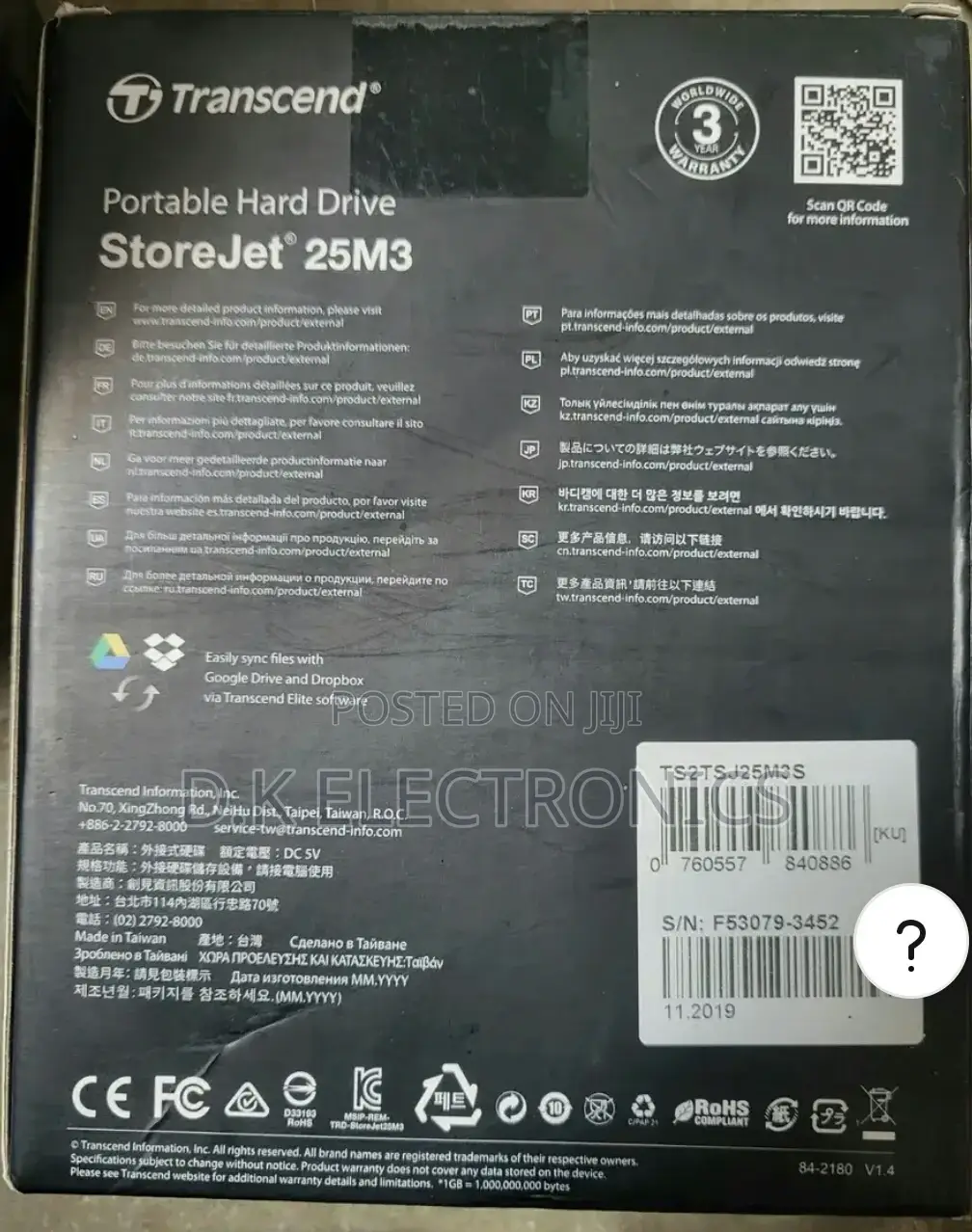 Good 2tb Transcend External Hard Drive