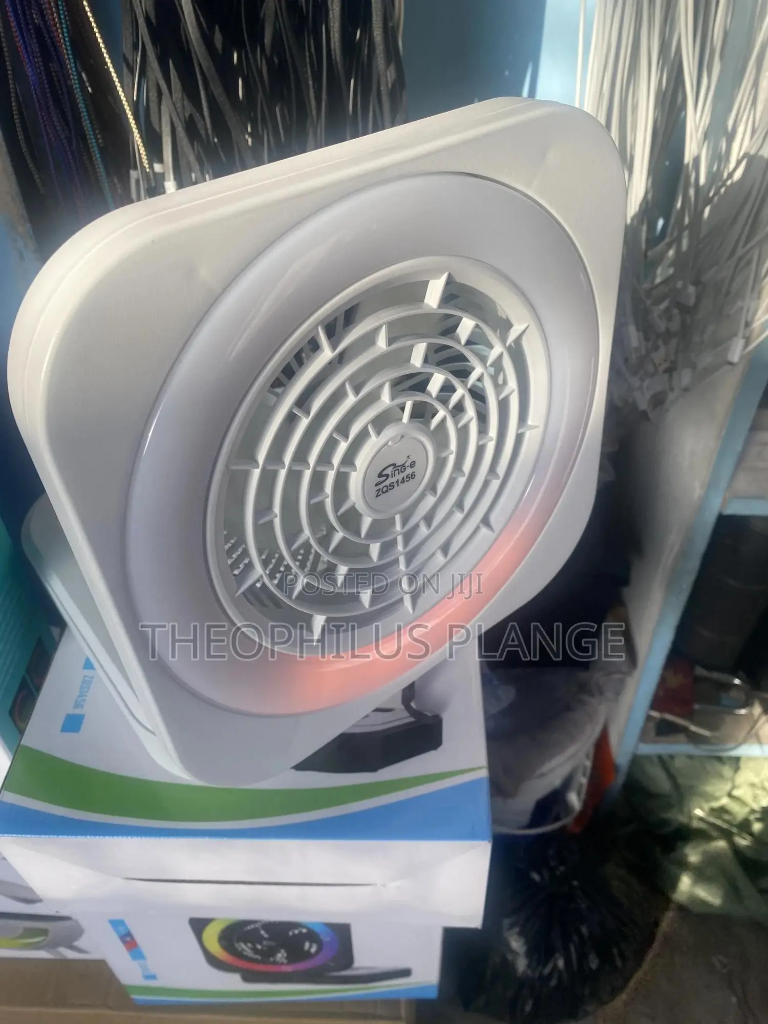 Multipurpose Rechargeable Fan,Speaker And Led Lights