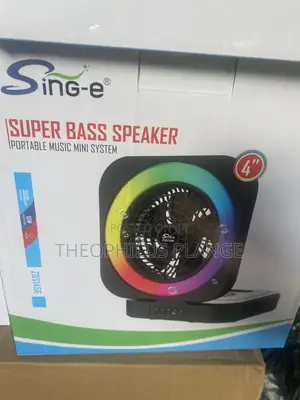 Multipurpose Rechargeable Fan,Speaker And Led Lights
