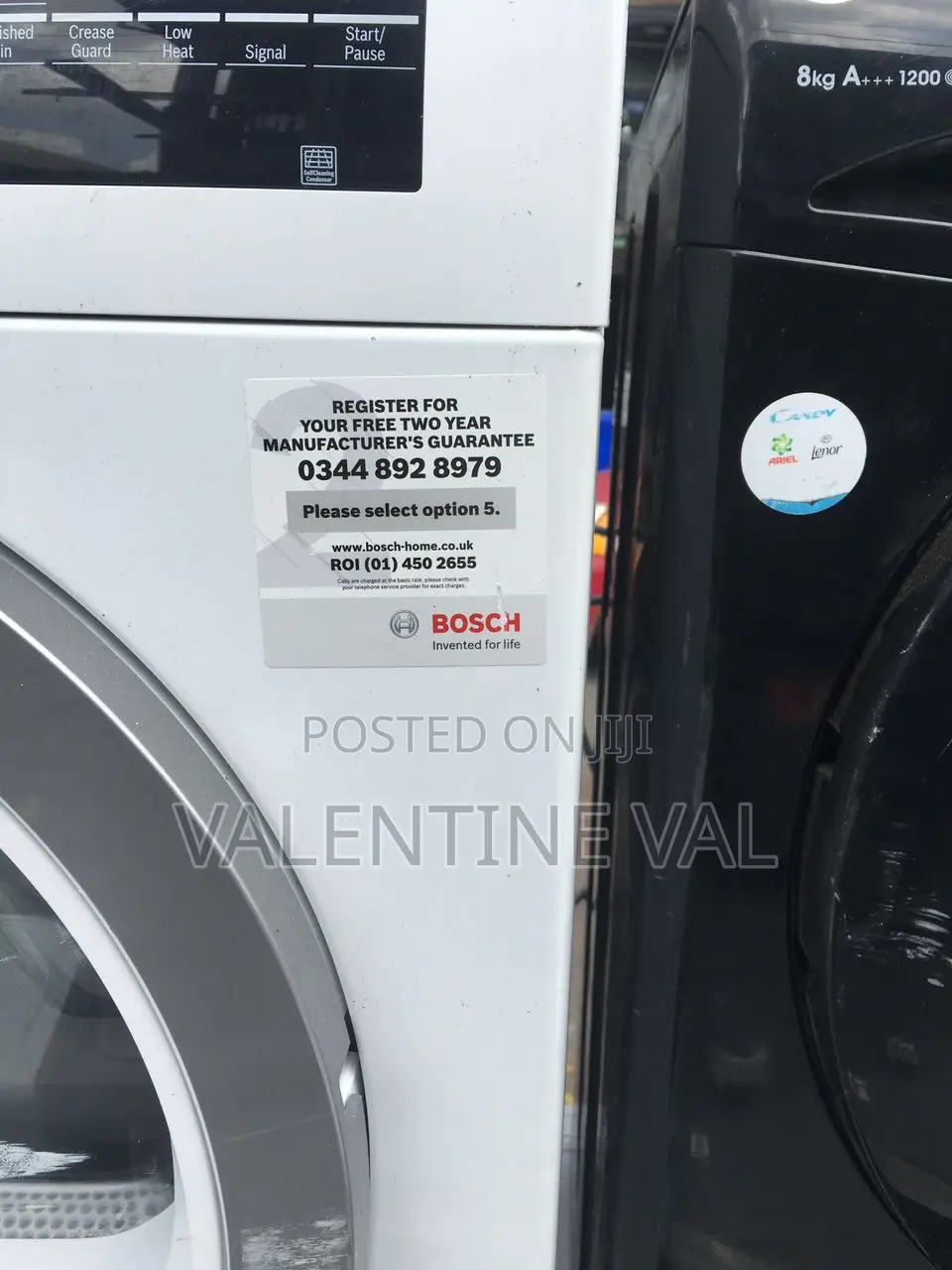 Drying Washing Machine Only, Brand Name Bosch, Kg 8