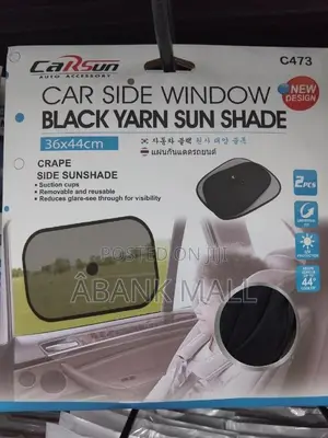 Car Side Window Black Yarn Sun Shade