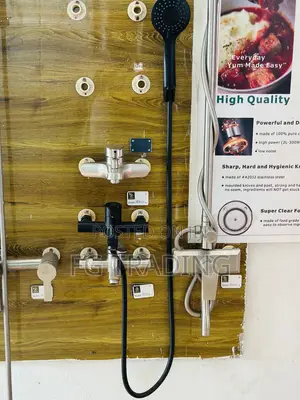 Telephone Shower - Bathroom Shower Pole - 2 in 1 Shower