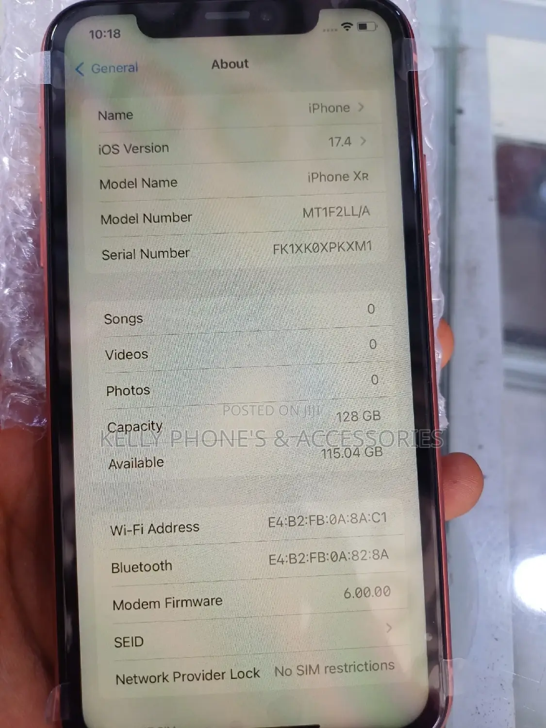 Apple iPhone XR 128 GB Orange