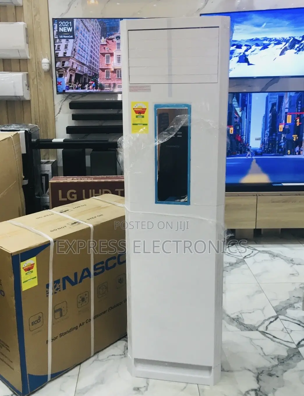 2.5hp Split R410 Floor Standing Nasco AC White