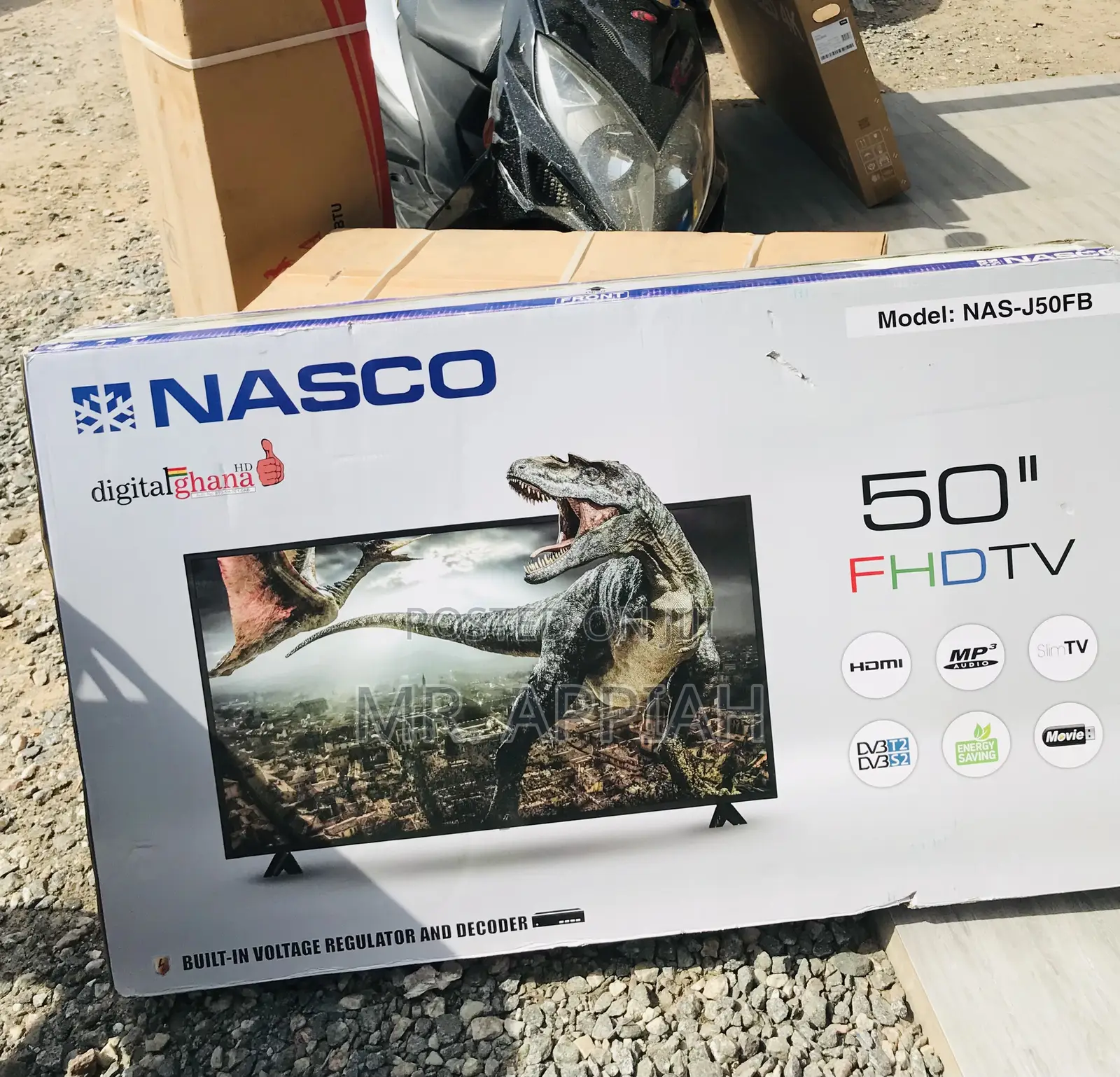 Nasco 50” Digital Satellite Smart Uhd Wireless Wifi Tv.