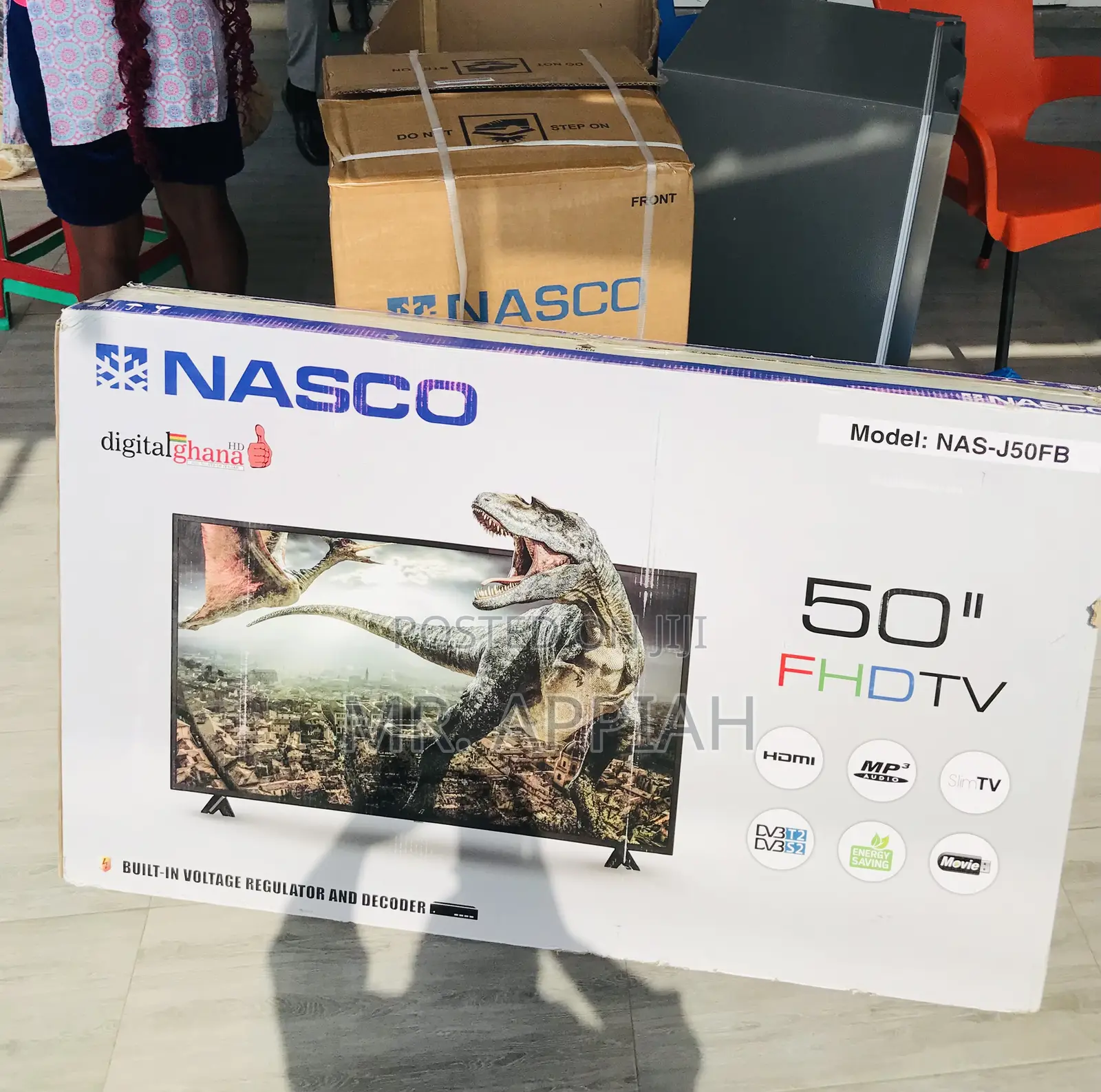 Nasco 50” Digital Satellite Smart Uhd Wireless Wifi Tv.