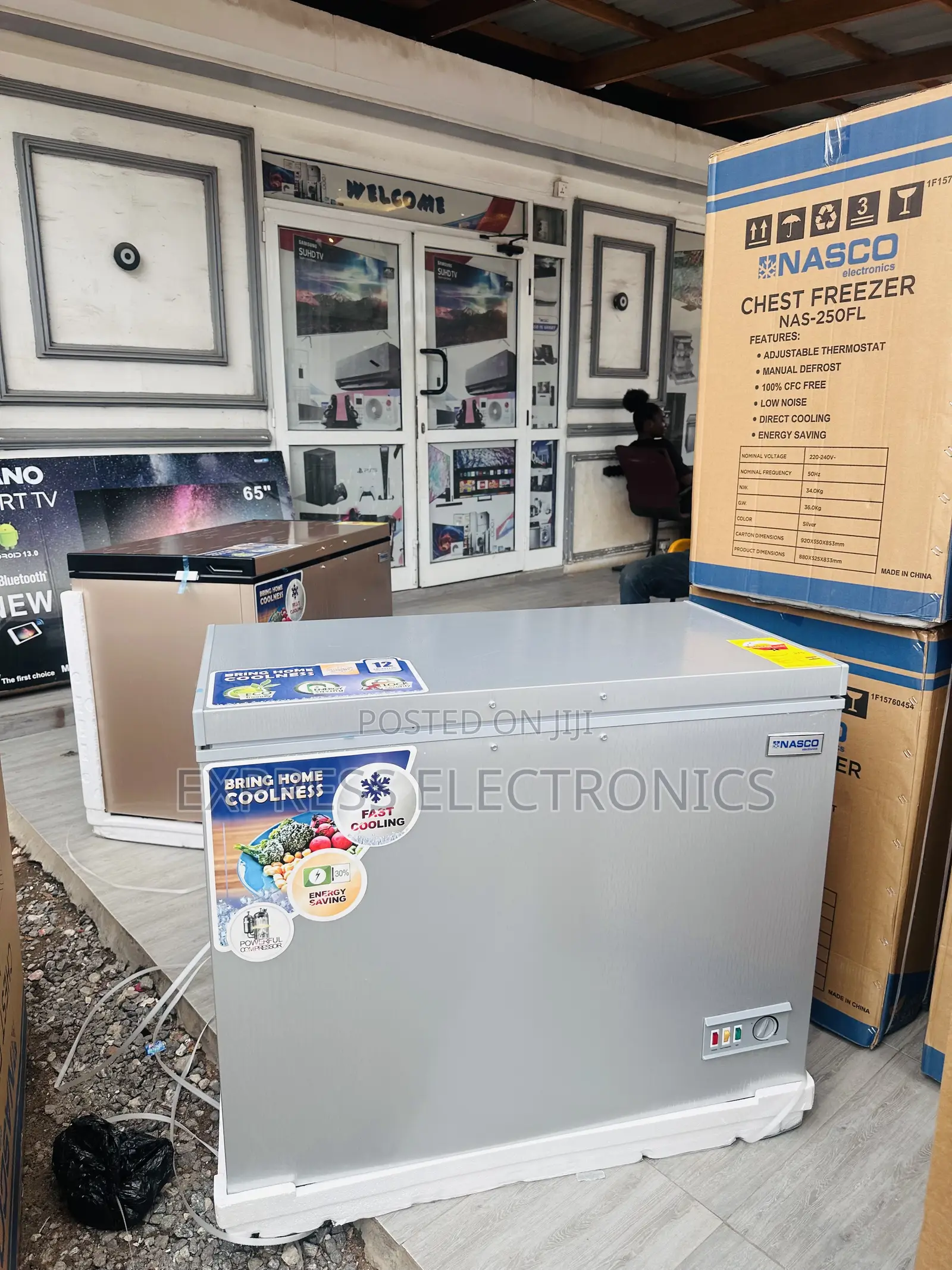 Get a New Nas-250 Freezer Chest Freezer Single Door 