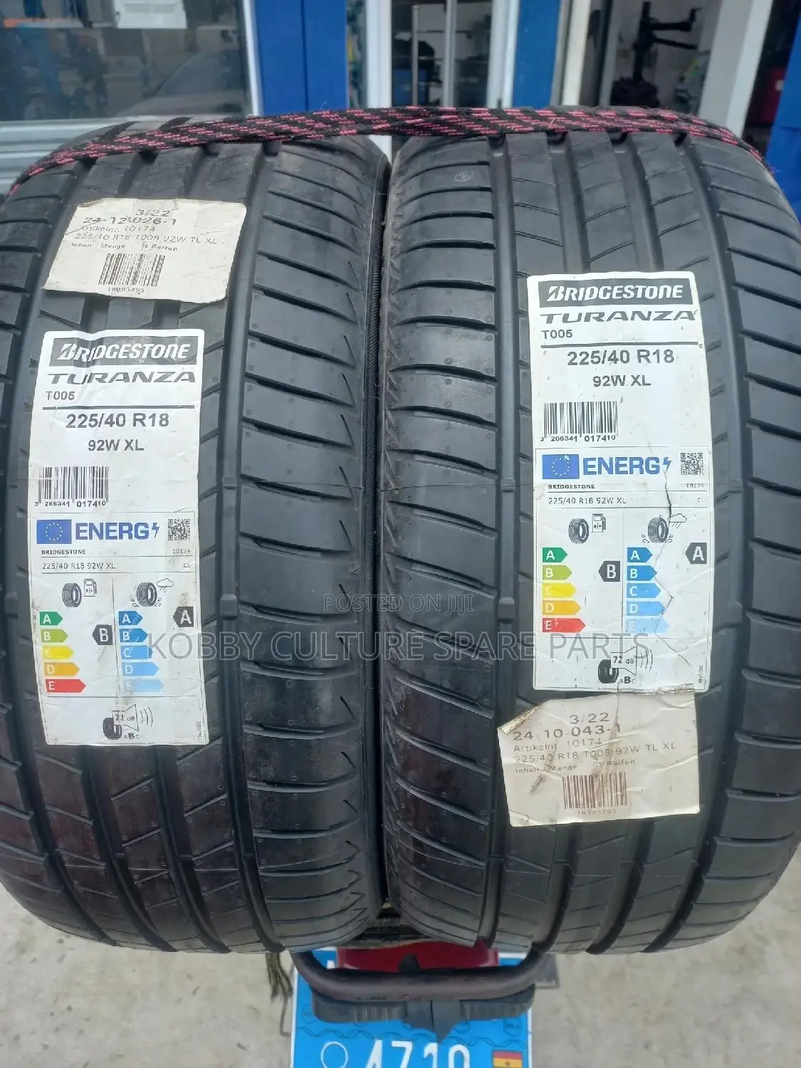 Original Bridgestone 225/40r18 Tyres Available