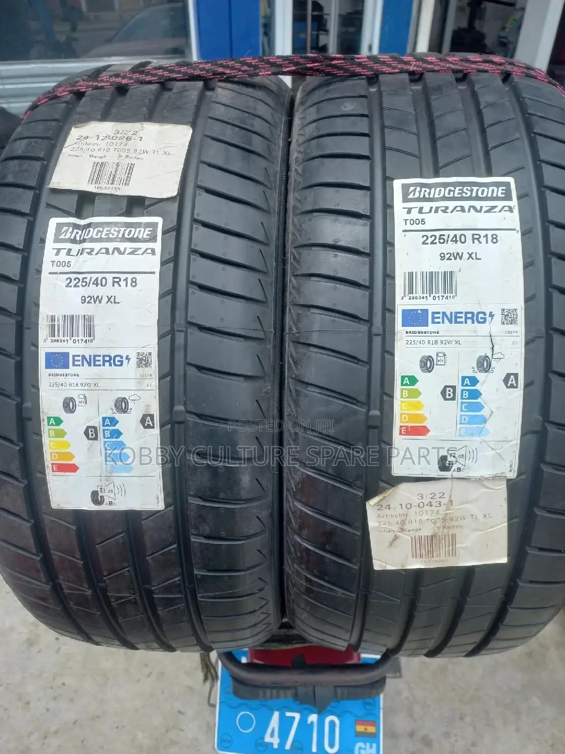 Original Bridgestone 225/40r18 Tyres Available
