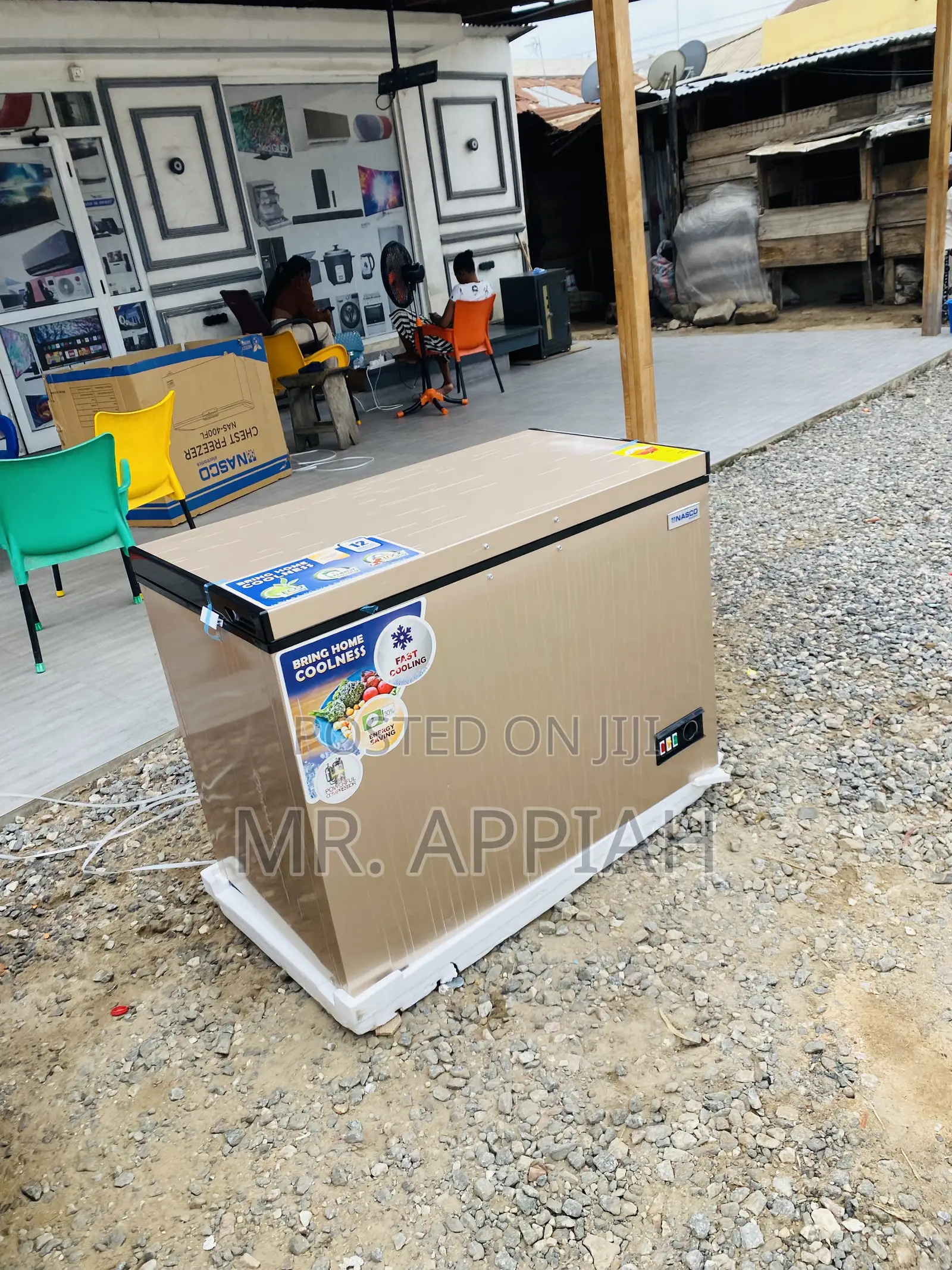 Nasco Nas400fl 288l Single Door Electric Chest Freezer.