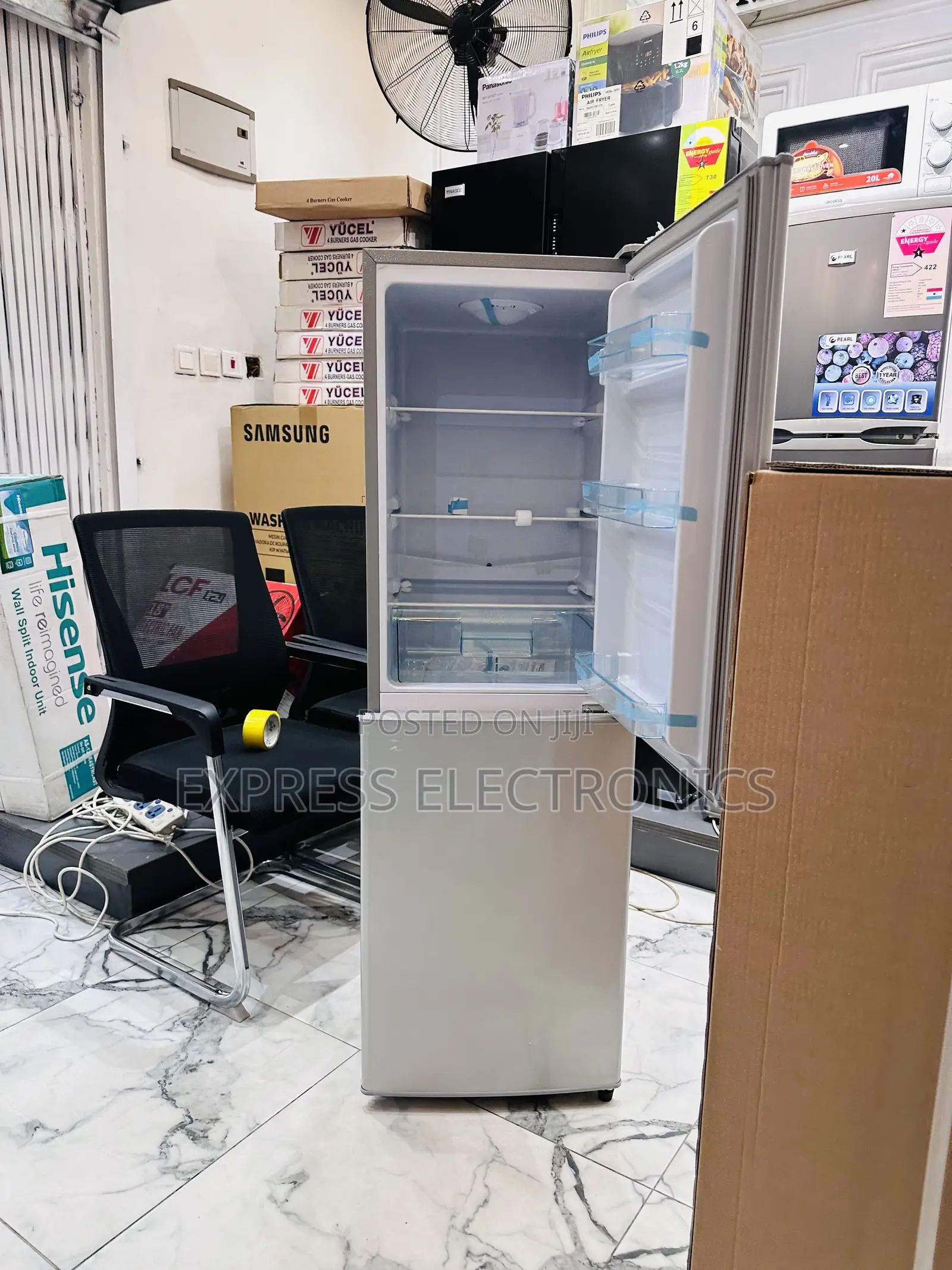  Nasd2-20 —Double Door Fridge Nasco Grey