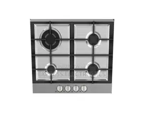 Hob Gas Inbuilt Sliver 60G40ME Midea 4burner